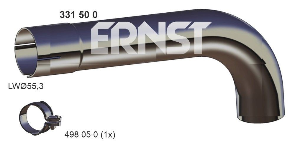 ERNST Exhaust Pipe Article number: 331500 cheaply