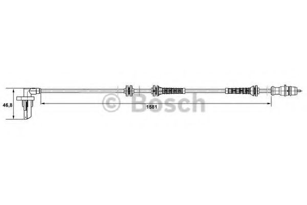 BOSCH ABS sensor Article number: 0 265 007 528 cheaply