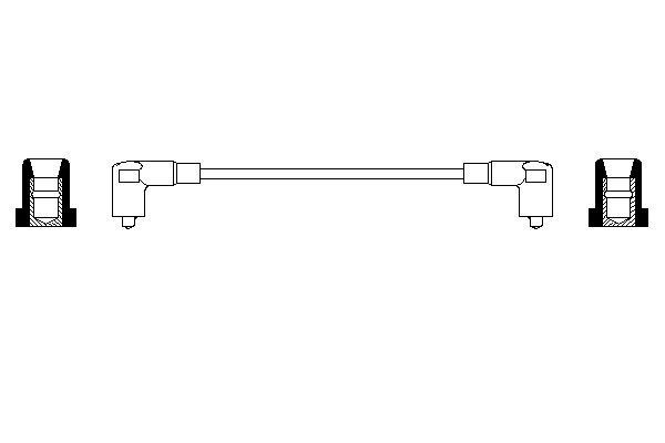 BOSCH Ignition lead Article number: 0 356 904 075 cheaply
