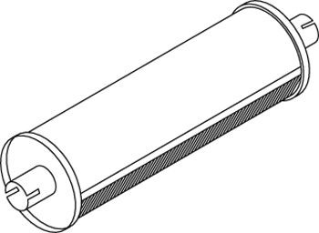 DINEX Middle- / End Silencer Article number: 49333 cheaply