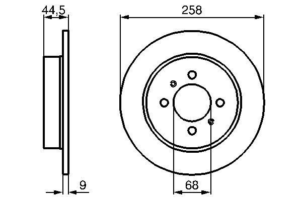 BOSCH Piduriketas Artikli number: 0 986 478 836 soodsalt