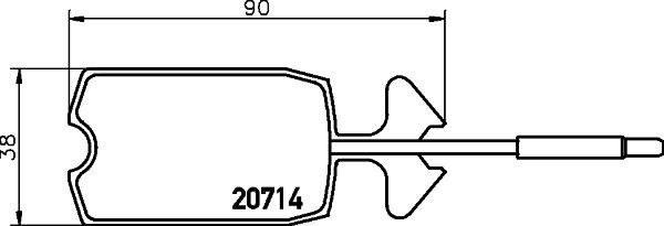 MINTEX Stabdžių kaladėlės prekės numeris: MDB1181 nebrangu