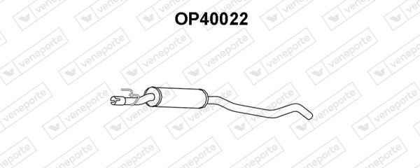 VENEPORTE Middle silencer Article number: OP40022 cheaply
