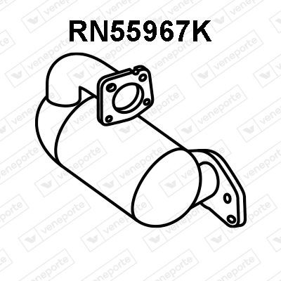 VENEPORTE Catalytic converter Article number: RN55967K cheaply