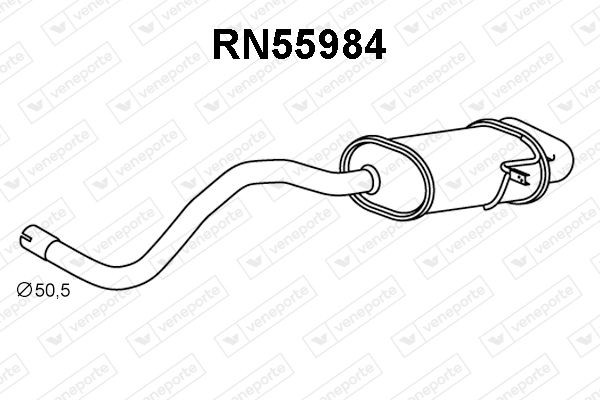 VENEPORTE Rear silencer Article number: RN55984 cheaply
