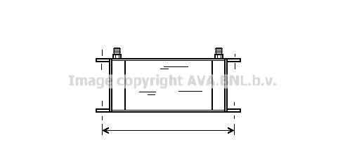 PRASCO Engine oil cooler Article number: VO3061 cheaply