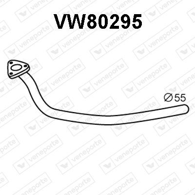 VENEPORTE Exhaust Pipe Article number: VW80295 cheaply