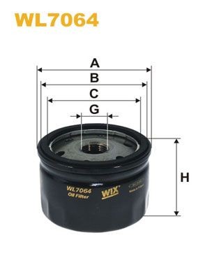 WIX FILTERS Oil filter Article number: WL7064 cheaply