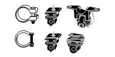 VEGAZ Exhaust mounting kit Article number: CA-101 cheaply