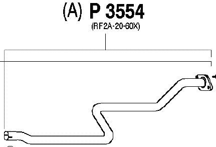 VEGAZ Exhaust Pipe Article number: MZR-84 cheaply