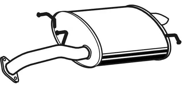 VEGAZ Rear silencer Article number: KS-148 cheaply