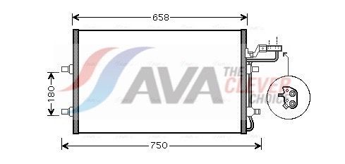 AVA COOLING SYSTEMS Radiaatori ventilaator Artikli number: VN7510 soodsalt