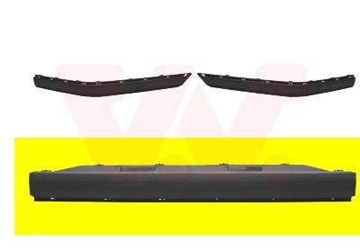 VAN WEZEL Rear diffuser Article number: 4049550 cheaply