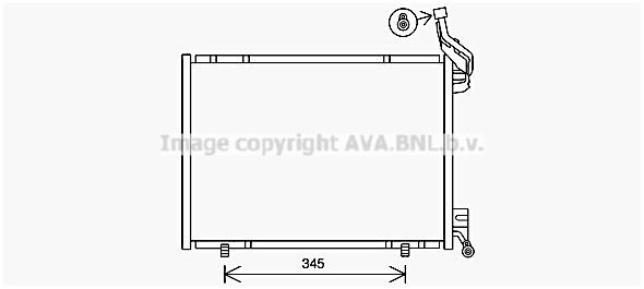 PRASCO Air conditioning condenser Article number: FD5640 cheaply
