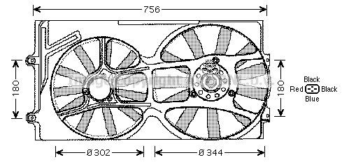 PRASCO Radiaatori ventilaator Artikli number: VN7510 soodsalt