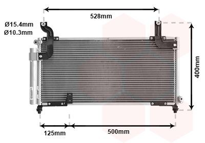 VAN WEZEL Air conditioning condenser Article number: 52005081 cheaply