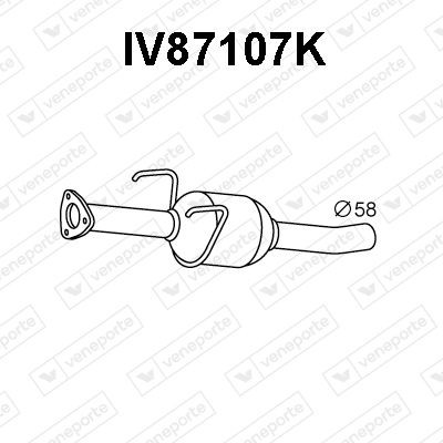 VENEPORTE Catalytic converter Article number: IV87107K cheaply