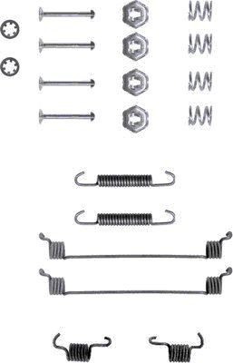 TEXTAR 97004700 Juego de accesorios, zapatas de freno 19 1.7 94 CV Gasolina 2001