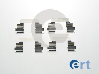 ERT 420164 Accessory Kit, disc brake pads SCUDO 2.0 JTD 94 PS Diesel 2006