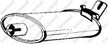 BOSAL Middle silencer Article number: 185-585 cheaply