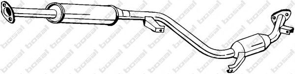 BOSAL Middle silencer Article number: 284-215 cheaply