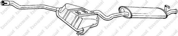 BOSAL Rear silencer Article number: 290-207 cheaply