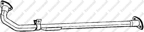 BOSAL Exhaust Pipe Article number: 870-701 cheaply