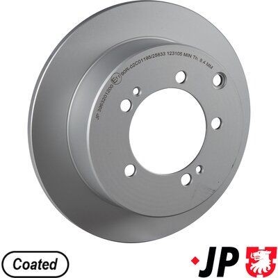 JP GROUP Brake disc Article number: 3963201200 cheaply