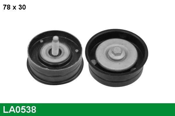 LUCAS Deflection / Guide Pulley, v-ribbed belt Article number: LA0538 cheaply