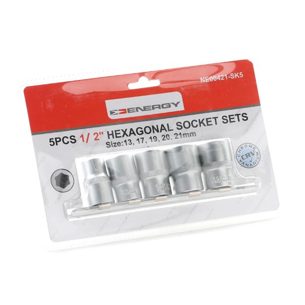 ENERGY Socket set Article number: NE00421-SK5 cheaply