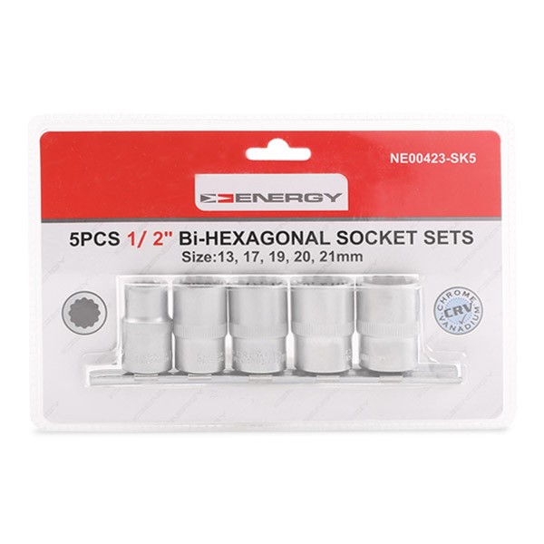 ENERGY Socket set Article number: NE00423-SK5 cheaply