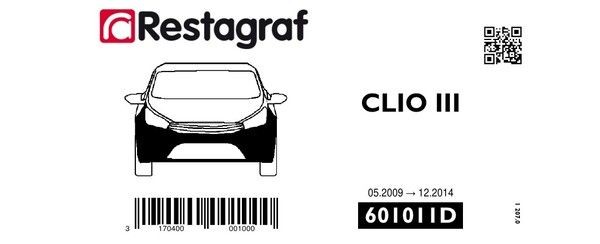 RESTAGRAF Holding Clip Set, body Article number: 601011D cheaply