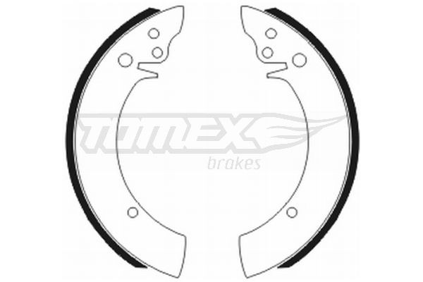 TOMEX brakes Brake Shoe Set Article number: TX 20-04 cheaply