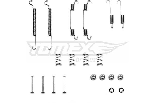 TOMEX brakes TX 40-34 Accessory Kit, brake shoes COMBO 1.3 CDTI 16V 75 PS Diesel 2012