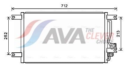 AVA COOLING SYSTEMS Coolant expansion tank Article number: MET300 cheaply