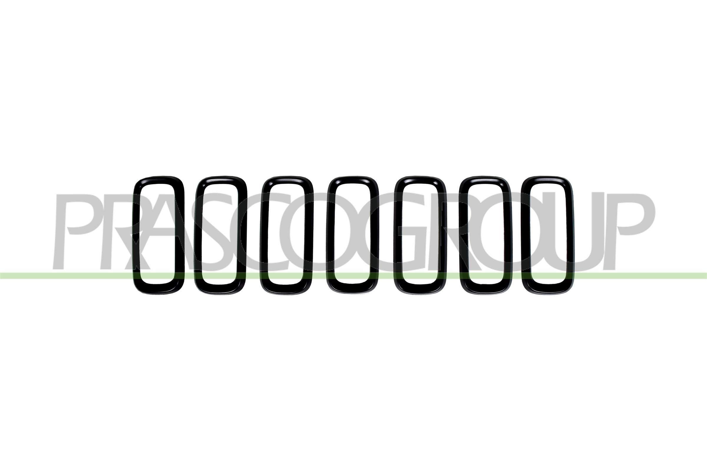PRASCO JE1002226 Trim / Protective Strip Set, radiator grille RENEGADE 1.0 T-GDi 120 PS Petrol