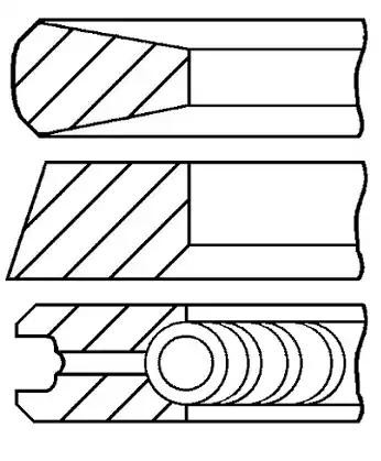 GOETZE ENGINE Piston Ring Kit Article number: 08-785400-00 cheaply