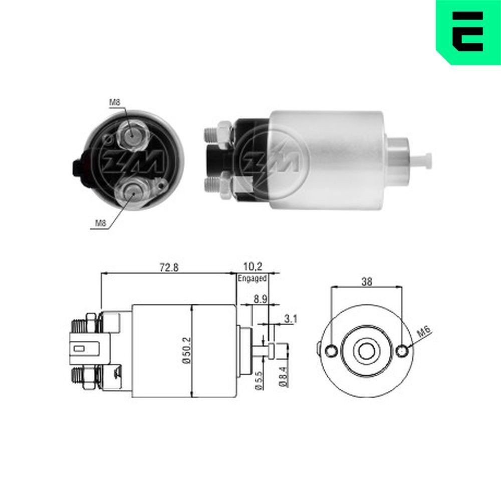 ERA Starter solenoid Article number: ZM392 cheaply