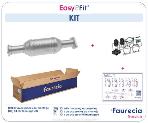 Faurecia Catalytic converter Article number: FS40443K cheaply