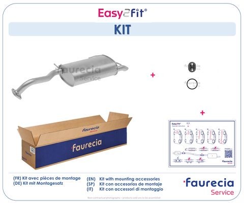 Faurecia Rear silencer Article number: FS53154 cheaply