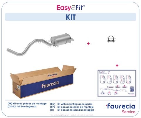 Faurecia Rear silencer Article number: FS55428 cheaply