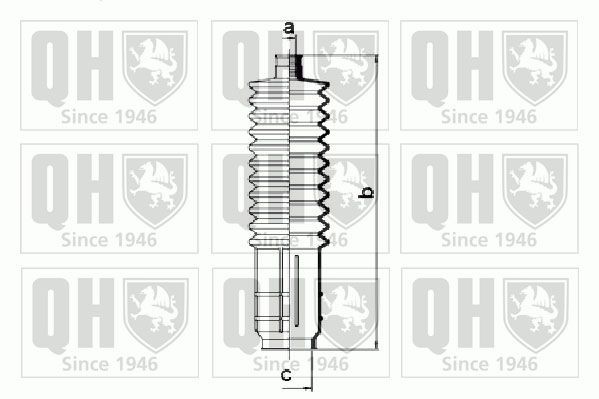 QUINTON HAZELL Bellow Set, steering Article number: QG1235 cheaply