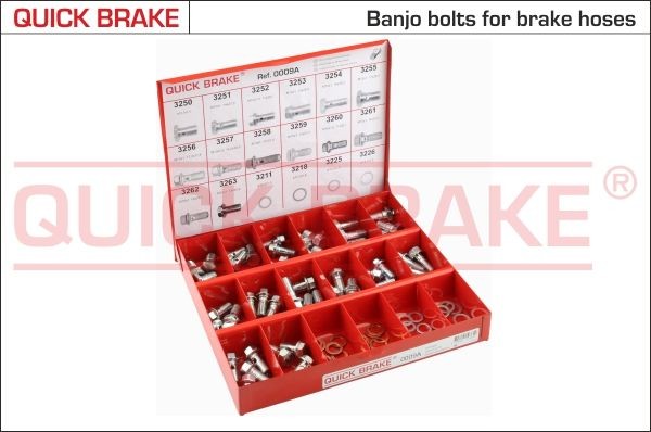 QUICK BRAKE Sortiment, skruer Varenummer: 0009A billige