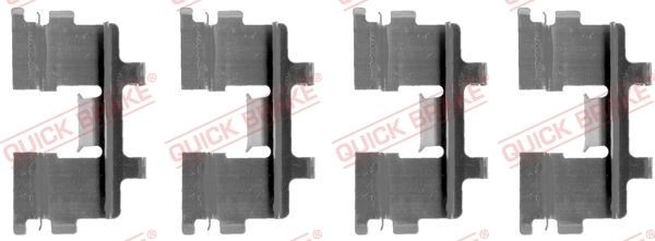QUICK BRAKE 109-1015 Σετ βοηθ. εξαρτημάτων, τακάκια φρένων CHERRY 1.7 D 54 PS Πετρέλαιο 1987