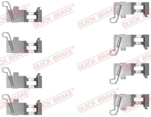 QUICK BRAKE Accessory Kit, disc brake pads Article number: 109-1226 cheaply