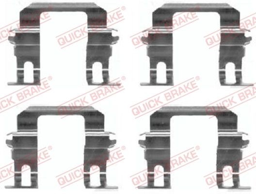 QUICK BRAKE Accessory Kit, disc brake pads Article number: 109-1275 cheaply