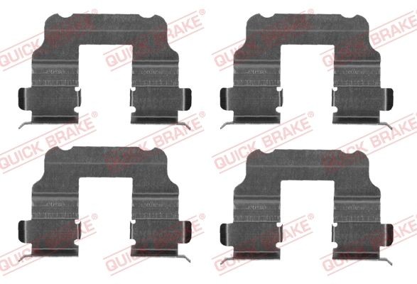 QUICK BRAKE 109-1690 Lisakomplekt, ketaspiduriklotsid CROMA 1.9 MJTD (194AXB1B) 120 HP Diisel 2011