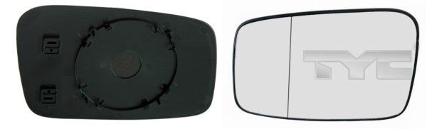 TYC Mirror Glass, outside mirror Article number: 338-0006-1 cheaply