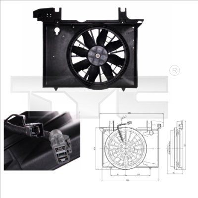 TYC Ventilator hladilnika številka artikla: 838-0005 poceni