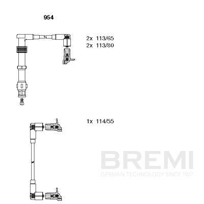 BREMI Ignition lead Article number: 749E32 cheaply